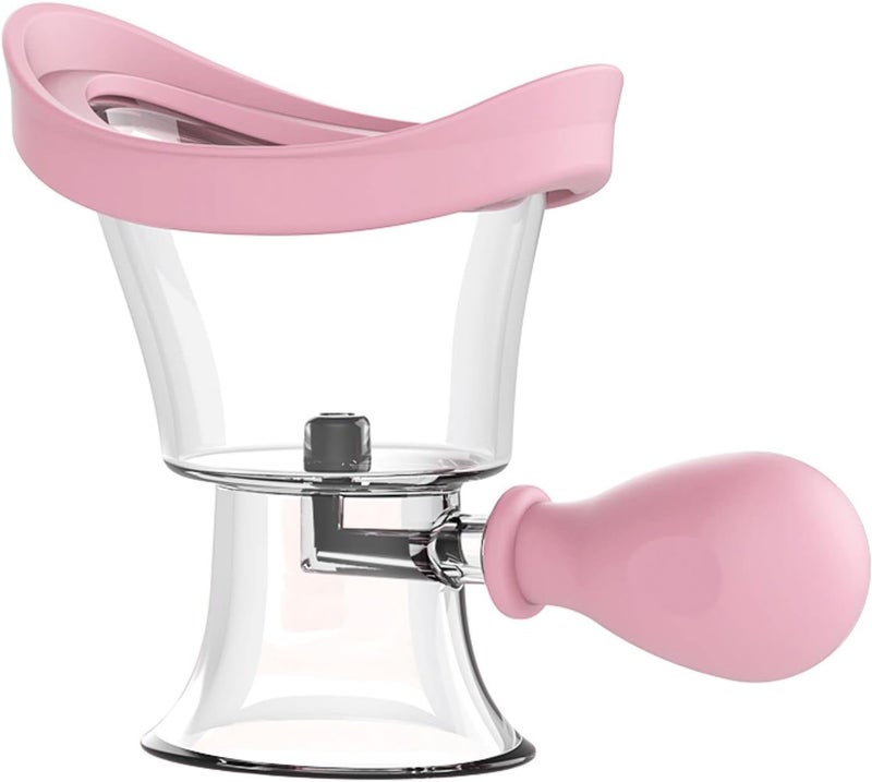 AITIME Eye Wash Cup, Portable Reusable Eye Cups for Eye Wash, Eye Rinse Cup, Silicon Manual Air Pressure Eyewash Cups Tool(Pink) - Image 1